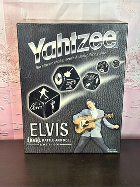 Yahtzee Elvis Shake, Rattle and Roll Edition Board Game Like New